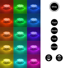 Carica l&#39;immagine nel visualizzatore di Gallery, Sommergibile Luce LED RGB, ALED LIGHT Luci Piscina Impermeabile LED Luci Subacquee con Telecomandi Laghetto di Notte Luci Decorazione per Piscina Festa Cerimonia Nuziale Halloween Partito Fish Tank