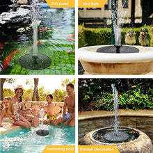 Carica l&#39;immagine nel visualizzatore di Gallery, Dustgo Fontana da giardino esterno, Pompa per fontana solare con pannello...