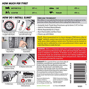 Slime 10125 Sigillante Pneumatico Antiforatura, Ricarica per Kit di...