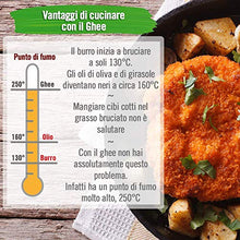 Carica l'immagine nel visualizzatore di Gallery, Ghee biologico 300g - burro chiarificato secondo l’antica ricetta Ayurvedica...