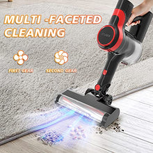 Carica l'immagine nel visualizzatore di Gallery, Stanew Aspirapolvere Senza Fili, 22.2v 150w Scopa Elettrica Senza Fili con Della Multifunzione 4 in 1, Aspirapolvere Portatile Ultra-leggero,Autonomia 40 Min Luci LED