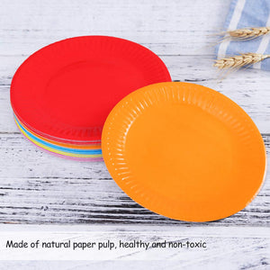 Toyvian, 100 Piatti di Carta USA e Getta 15.5 x x 0.1 cm, Come Mostrato - Ilgrandebazar