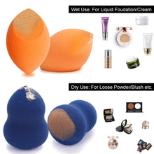 Carica l&#39;immagine nel visualizzatore di Gallery, Spugnette Make Up Miss 16*6*6cm, 3 Normali + 3 Mini - Ilgrandebazar