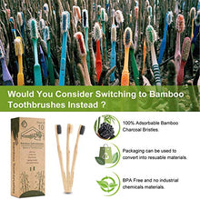 Carica l'immagine nel visualizzatore di Gallery, Spazzolino Bamboo x10 Spazzolini 100% Senza BPA - Toothbrushes...