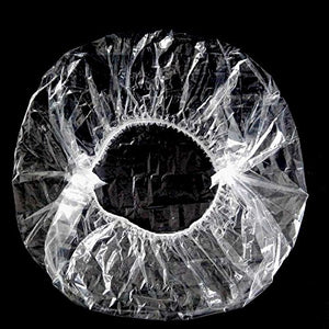 100 cuffie per doccia monouso, grandi, in plastica elastica, uso 44CM - Ilgrandebazar