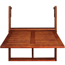 Carica l&#39;immagine nel visualizzatore di Gallery, Deuba Tavolino pieghevole da balcone legno di acacia 64 x 45 x 87cm, marrone - Ilgrandebazar