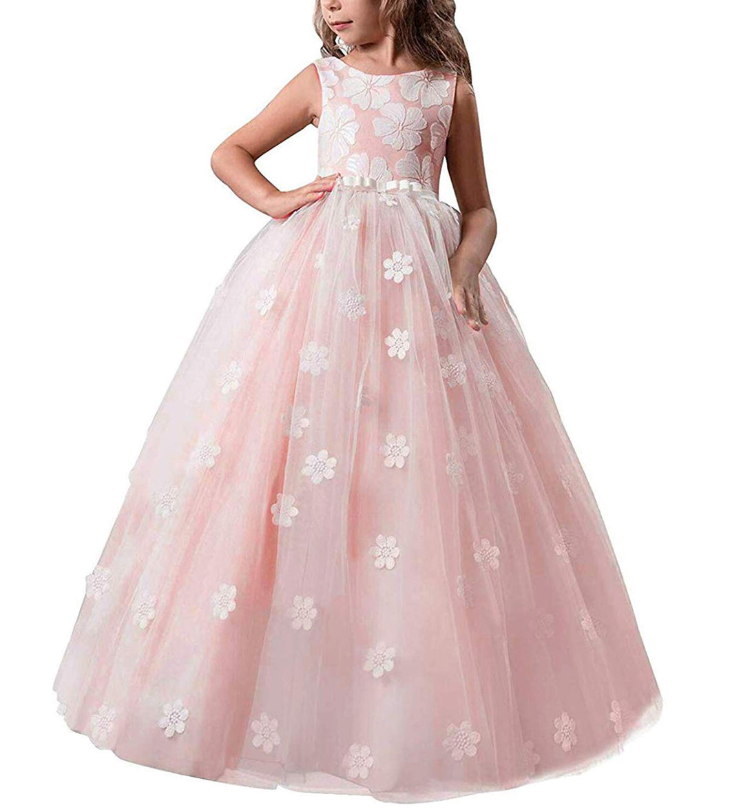 TTYAOVO Ragazze Spettacolo della Principessa Fiore Dress Bambini Prom Puffy... - Ilgrandebazar