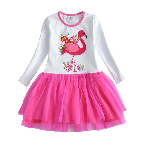 VIKITA Vestitos Bambina Principessa Unicorno Casuale Cotone Abiti LH4576 4T - Ilgrandebazar