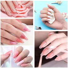 Carica l&#39;immagine nel visualizzatore di Gallery, Polygel Nail Kit Poligel Unghie Ricostruzione Set Completo 30ML x 4 Colori, Facile da Applicare, con Bast Top Coat, 100 Forme Doppie, Spazzola a Due Punte, Lima per Unghie, Spatola