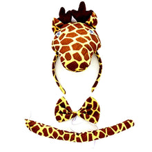 Carica l&#39;immagine nel visualizzatore di Gallery, Set Cerchietto - Lupo - Coda - Papillon - Animali - Donna - Bambini -... - Ilgrandebazar