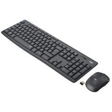 Carica l'immagine nel visualizzatore di Gallery, Logitech MK295 Kit Mouse e Tastiera Wireless, Tecnologia Silenttouch, Tastierino Numerico, Tasti Scelta Rapida, Tracciamento Ottico, Ricevitore USB Nano, Layout Italiano Qwerty, Grigio