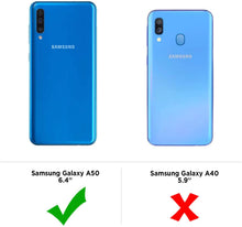 Carica l'immagine nel visualizzatore di Gallery, EasyAcc Custodia per Samsung Galaxy A50/A30s Cover + Pellicola in Vetro Temperato, Morbido TPU Cover Cristallo Limpido Trasparente Slim Anti Scivolo Protezione Case Antiurto per Galaxy A50/A30s