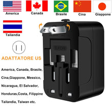 Carica l&#39;immagine nel visualizzatore di Gallery, IceFrog Adattatore Universale da Viaggio, Presa Americana Inglese... - Ilgrandebazar