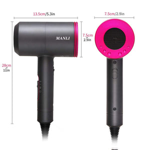 Asciugacapelli 2000 W Potente, MANLI Phon per Capelli Alta Potenza 2000 W - Ilgrandebazar