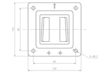 Carica l'immagine nel visualizzatore di Gallery, Digitus DA-90303-1 Supporto Fisso a Parete per Schermi Fino a 81 cm (32"), Portata massima 18 Kg, Nero