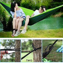 Carica l'immagine nel visualizzatore di Gallery, Sooair Amaca da Campeggio, Viaggio carico 300 kg, 260 x140 Grigio.