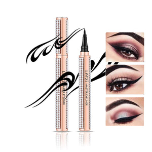 Diamond eyeliner Eyeliner Pen Waterproof Black Precision Micro Eye Liner nero - Ilgrandebazar
