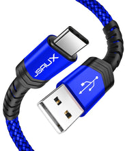 Carica l'immagine nel visualizzatore di Gallery, JSAUX Cavo USB C, [2 Pezzi: 1m + 2m] Intrecciato in Nylon Tipo C a... - Ilgrandebazar