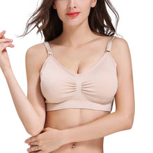 Carica l&#39;immagine nel visualizzatore di Gallery, Reggiseno allattamento senza cuciture  maternita&#39; con pad...