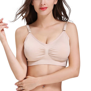 Reggiseno allattamento senza cuciture  maternita' con pad...