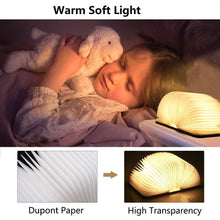 Carica l&#39;immagine nel visualizzatore di Gallery, Yuanj Lampada Libro USB Ricaricabile, a Forma di Mini, Luce calda - Ilgrandebazar