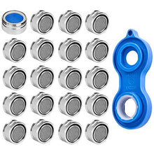 Carica l&#39;immagine nel visualizzatore di Gallery, 20 Pcs Rompigetto Aeratore Rubinetto M24 Filtro da Cucina + Chiave...