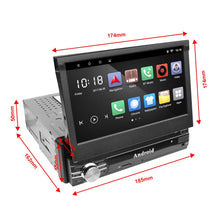Carica l&#39;immagine nel visualizzatore di Gallery, Ezonetronics 1 Din 2G DDR3 / 16GB 7 &#39;&#39; Flip Out Touch Screen Android 2G+16G - Ilgrandebazar