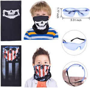 EXTSUD Gilet Tattico per Nerf Bambini 2 Set Giubbotti Tattici Accessori per Nerf N-Strike Serie Elite Giocattoli Bambini Include Giubbotti Caricatori Polsini Maschera da Viso Occhiali Protettivi Dardi