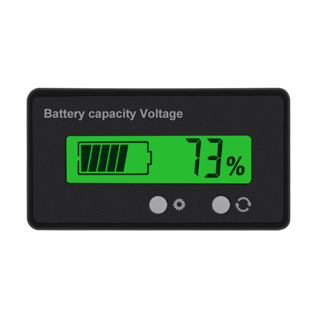 DC 6-63V 12V/24V/36V/48V LCD Batteria capacità Monitor Tester del Verde