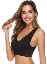 Carica l'immagine nel visualizzatore di Gallery, iClosam Reggiseno Senza Ferretto, Reggiseno Push Up Imbottito Pizzo Comodo Reggiseno Bra Donna