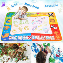 Carica l&#39;immagine nel visualizzatore di Gallery, SPLAKS Acqua Doodle Tappeto, Tappeto Magico Bambini 120 *90cm, con 6 Penne... - Ilgrandebazar