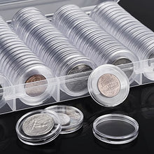 Carica l&#39;immagine nel visualizzatore di Gallery, Hicarer Capsule di Monete Rotondo Plastica Contenitori per con... - Ilgrandebazar