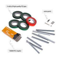 Carica l&#39;immagine nel visualizzatore di Gallery, AOSOME ASAP 1618 Legatrice per Piante - Attrezzo Tapener da 604C, Rosso - Ilgrandebazar