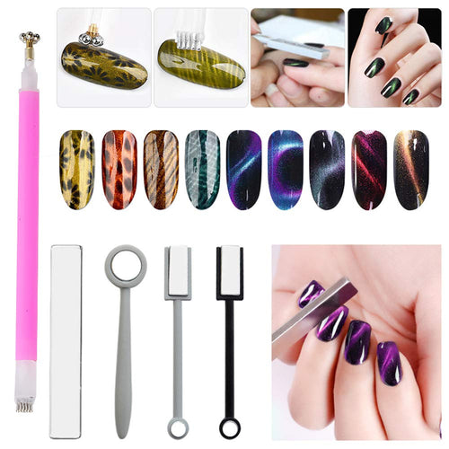 PhantomSky Set da 5 Pezzi Magnete Unghie Bastone di Alta Qualità per... - Ilgrandebazar