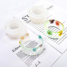 Carica l&#39;immagine nel visualizzatore di Gallery, NATUCE 2PCS Stampo per Braccialetto, Stampo in Resina, Stampo Silicone Resina Gioielli, Ciondoli Strumenti Fai da Te, Stampi per Resina, per Collana Pendente Braccialetto Creazione di Ciondoli