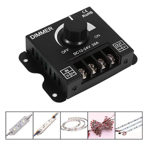 Regolatore dimmer, 12V-24V Interruttore led 30A Funzionamento manuale per...