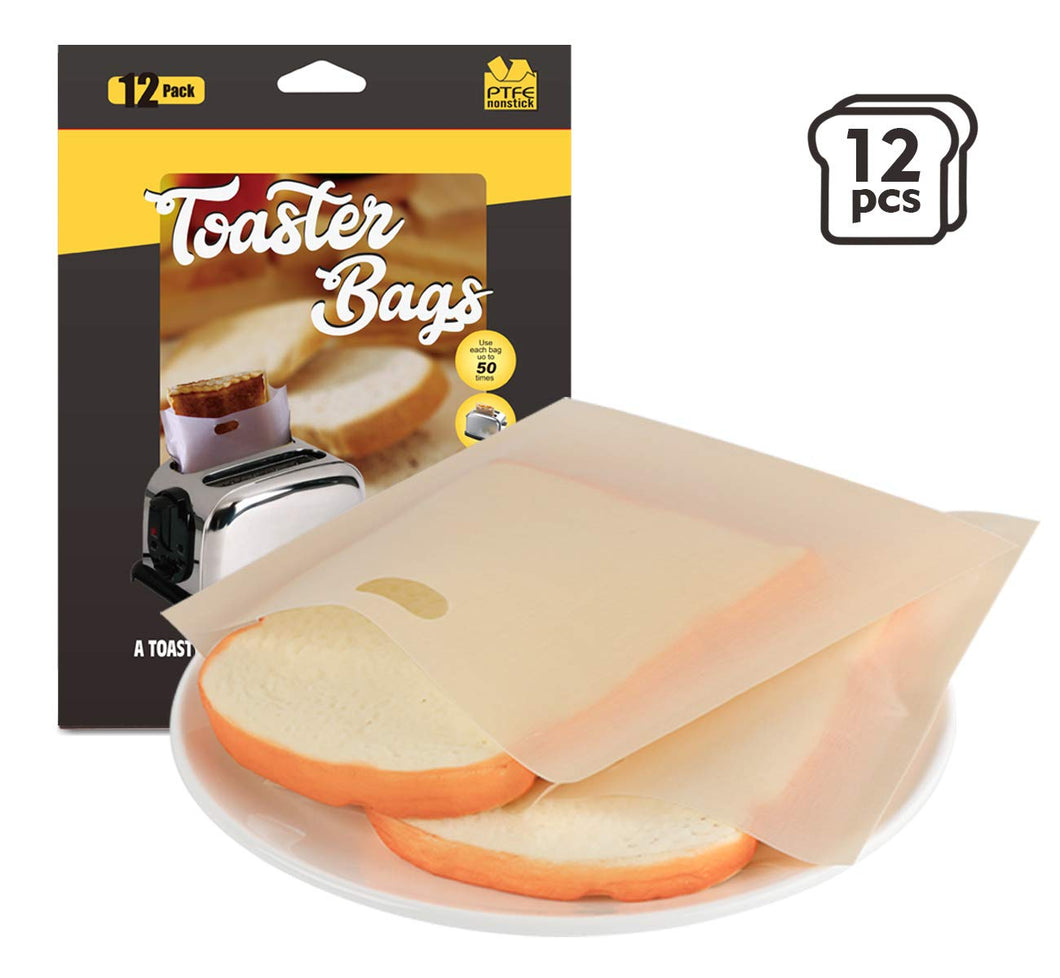 ilauke 12pz Sacchetti Toast Riutilizzabili Tostapane Antiaderente... - Ilgrandebazar
