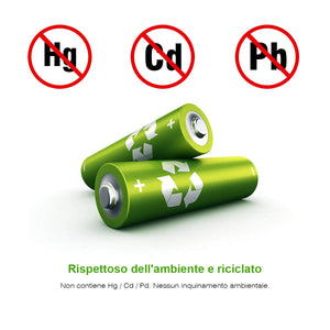 EBL AAA Batterie Ricaricabili Ad Alta Capacità,Pile AAA*8, EB-81222-IT - Ilgrandebazar