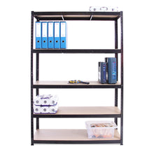 Carica l'immagine nel visualizzatore di Gallery, Scaffale per Garage - Scaffalatura - 180cm x 120cm x 45cm - Nero - 5 Black