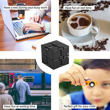Carica l&#39;immagine nel visualizzatore di Gallery, Funxim Infinity Cube Toy per Adulti e Bambini, Nuova Versione Fidget Nero - Ilgrandebazar