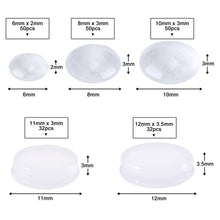 Carica l&#39;immagine nel visualizzatore di Gallery, CODIRATO 214 pz Gomma piedi adesivo trasparente bumper Pad silicone bumper... - Ilgrandebazar