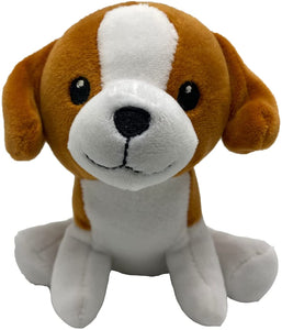 Beagle in peluche qualità SUPER SOFT (Marrone, Bianco)