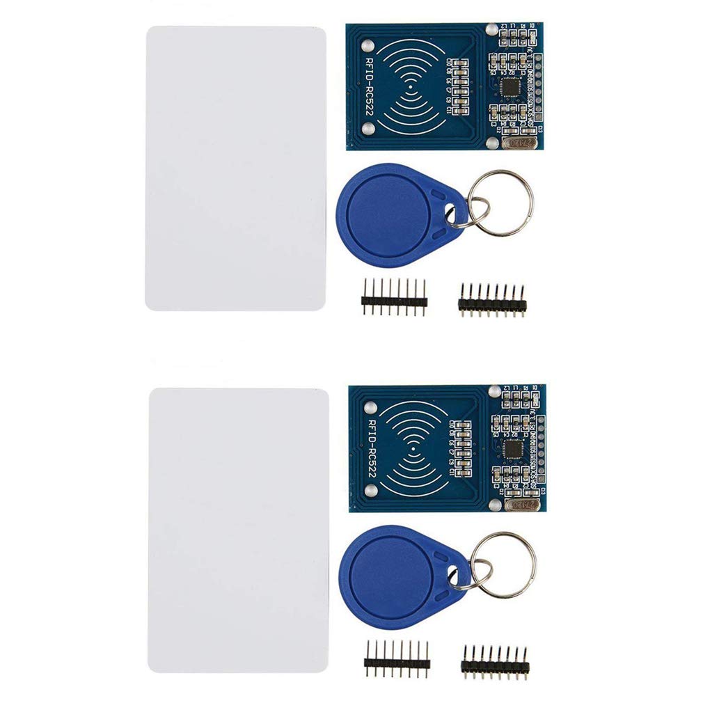 HiLetgo 2pcs RFID Kit - Mifare RC522 MFRC-522 RF IC Card Sensor Module... - Ilgrandebazar