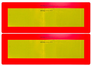 CORA 000103224 Coppia Pannelli Retroriflettenti per Rimorchi Omologati, Set...