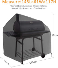 Carica l&#39;immagine nel visualizzatore di Gallery, IZUKU Copertura Barbecue Impermeabile Telo Protettivo per BBQ Grill Anti Pioggia Polvere Sole Neve Tessuto Oxford 145x61x117cm
