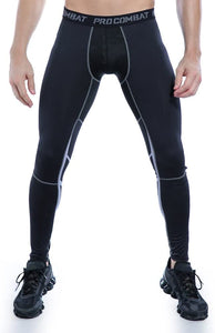 AMZSPORT di Sport degli Uomo Compressione calzamaglia Baselayer Pantaloni leggings sportivi
