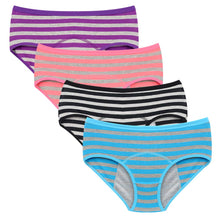 Carica l&#39;immagine nel visualizzatore di Gallery, Nightaste Mutandine Periodo Mestruale Cotone Ragazze Micro Mesh Donna...