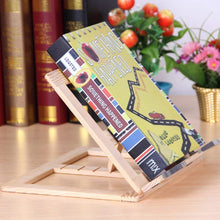 Carica l&#39;immagine nel visualizzatore di Gallery, Fancyus, supporto regolabile in legno per ricettario o libri - Ilgrandebazar