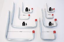 Carica l&#39;immagine nel visualizzatore di Gallery, VORMANN, set da 8 ganci parete a forma di U, in 4 misure, prodotto in... - Ilgrandebazar