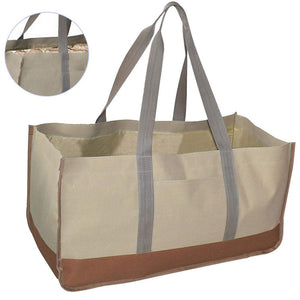Borsa a Tracolla Resistente Durevole Legno, Robusta Kaki E Marrone - Ilgrandebazar